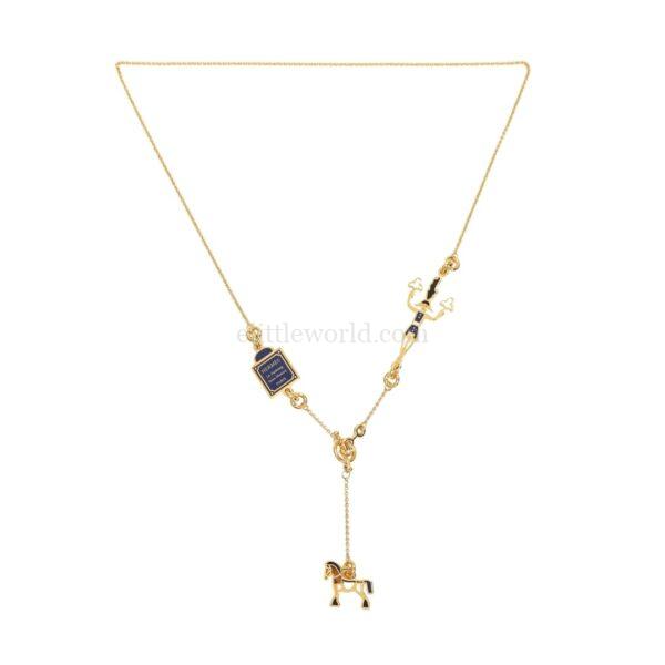 【全新】HERMES CHEVAL 項鏈 E19319