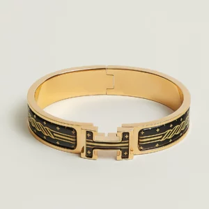 【二手】HERMES CLIC H QUADRIGE AU FIL 手鐲 PM RR1086