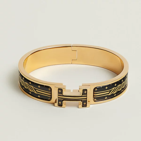 【二手】HERMES CLIC H QUADRIGE AU FIL 手鐲 PM RR1086