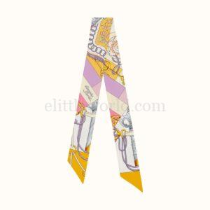 【全新】HERMES CLIQUETIES 絲巾 E23284