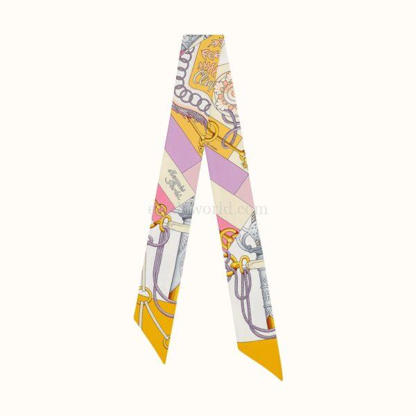 【全新】HERMES CLIQUETIES 絲巾 E23284