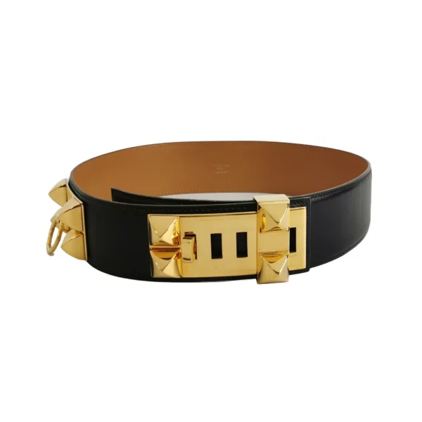 【二手】HERMES COLLIER DE CHIEN 50 皮帶 YY1135