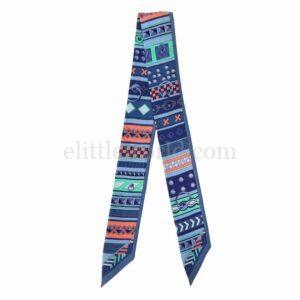 【二手】HERMES COLLIERS DE CHIENS TWILLY 絲巾 E19209