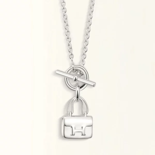 【全新】HERMES CONSTANCE AMULETTE 純銀項鍊 E20481