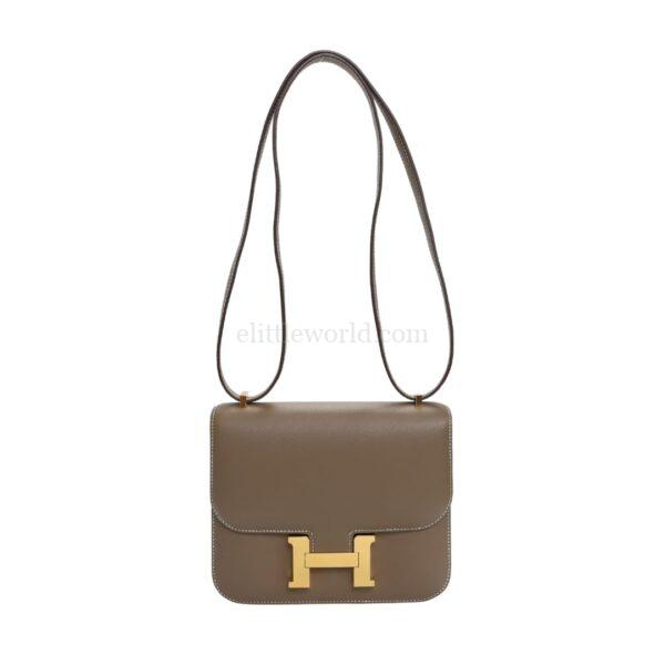 【二手】HERMES CONSTANCE 迷你手袋 E19306