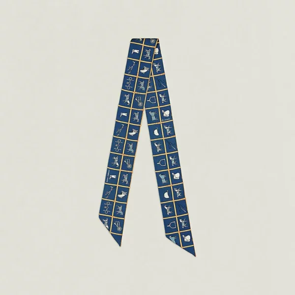 【全新】HERMES COUVERTURES ET TENUES DE JOUR TWILLY 絲巾 E8784