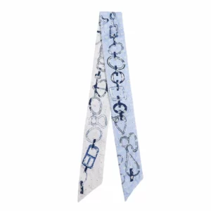 【全新】HERMES DO RE BOUCLES BRODERIE ANGLAISE 絲巾 E20601