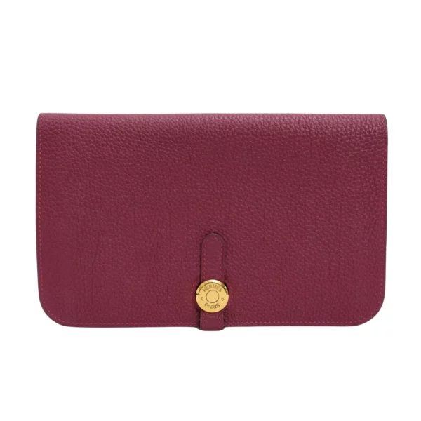 【二手】HERMES DOGON DUO 錢包 E22730