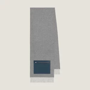 【二手】HERMES 羊絨口袋圍巾 E20622