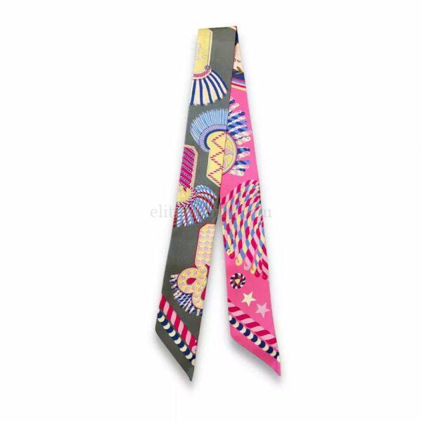 【全新】HERMES EPAULETTES DE GALA TWILLY 絲巾 VV2199