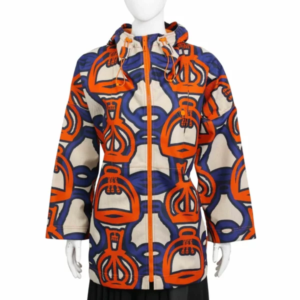 【全新】HERMES "FANTAISIE D'ETRIERS" 外套 34 E21400