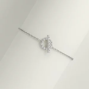 【二手】HERMES FINESSE 鑽石手鏈 ST RR1151
