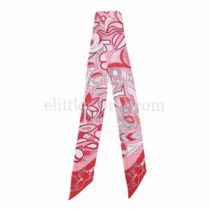 【二手】HERMES FOLKLORE FUCHSIA 絲巾 E19151