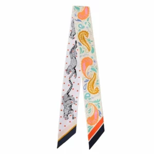 【全新】HERMES GUEPARDS BANDANA 絲巾 E18843
