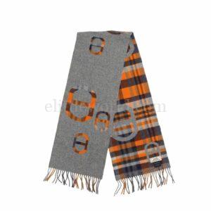 【全新】HERMES HER-MES 羊絨圍巾 E19322
