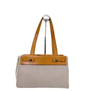 【二手】HERMES HERBAG 橫版帆布手袋 RR1495