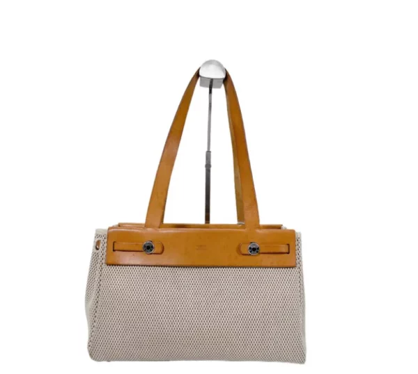 【二手】HERMES HERBAG 橫版帆布手袋 RR1495
