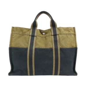【二手】HERMES HERLINE 帆布手袋 S2733