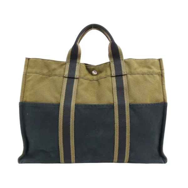 【二手】HERMES HERLINE 帆布手袋 S2733