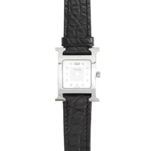 【二手】HERMES HEURE H 21鑽石手錶 E19774