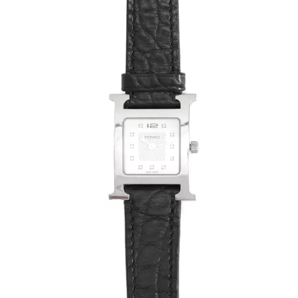 【二手】HERMES HEURE H 21鑽石手錶 E19774