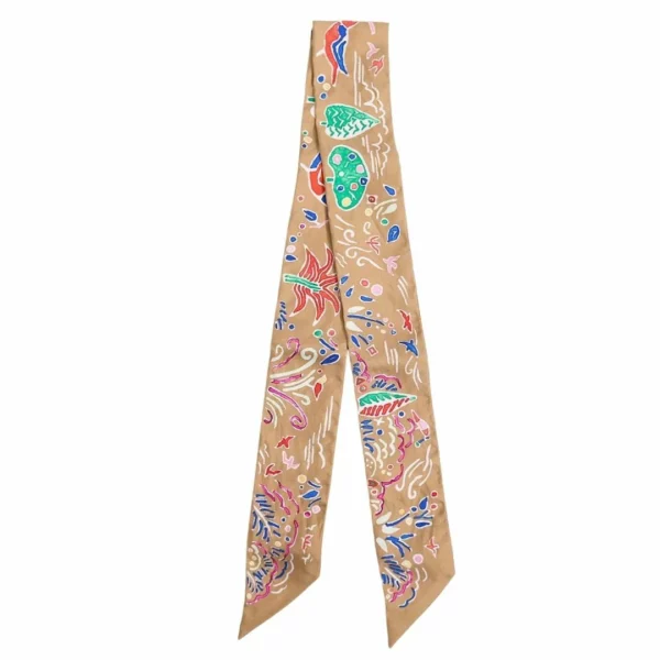 【二手】HERMES ISOLA DI PRIMAVERA 絲巾 E20641