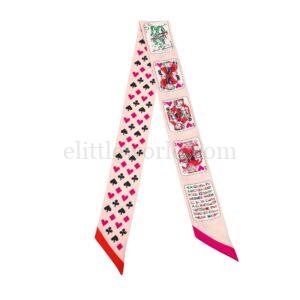 【未使用品】HERMES JEU DE CARTES TWILLY 絲巾 E19730