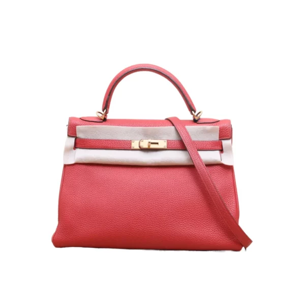 【二手】HERMES KELLY 32 蕃茄紅手袋 PD1990