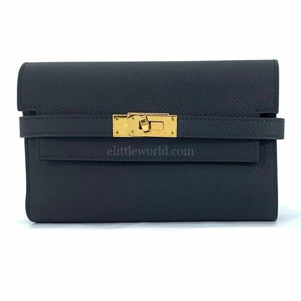 【二手】HERMES KELLY 經典中號錢包 S3701