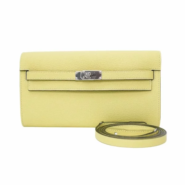 【全新】HERMES KELLY TO GO 肩帶長錢包 S3279