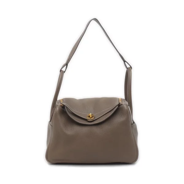 【二手】HERMES LINDY 30 大象灰手袋 PD1109