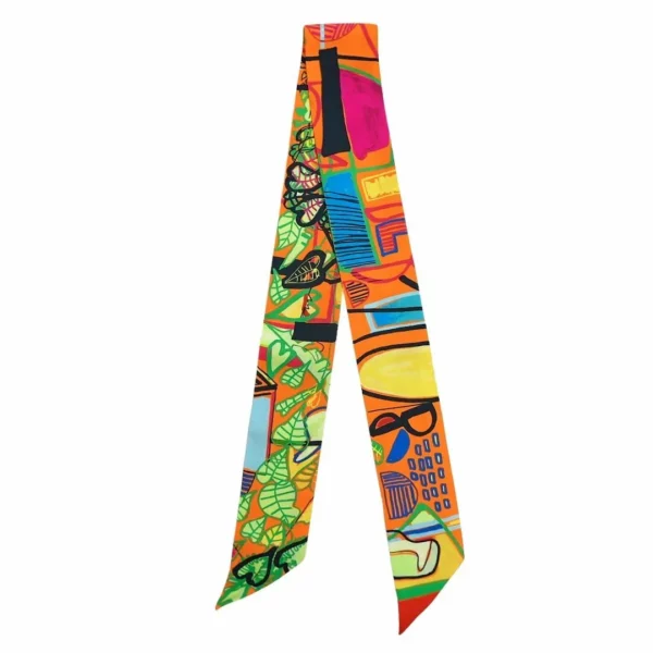 【二手】HERMES MODERNISME TROPICAL 絲巾 E20249