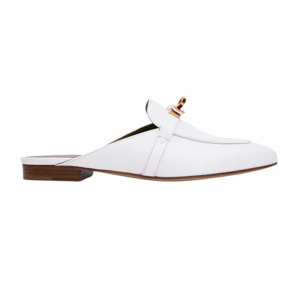 【未使用品】HERMES OZ 半拖鞋 38.5 E22029