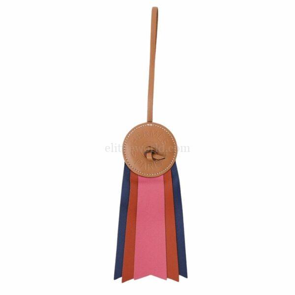 【二手】HERMES PADDOCK FLOT 徽章掛飾 E19121