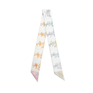 【全新】HERMES PARADE TWILLY 絲巾 E18842