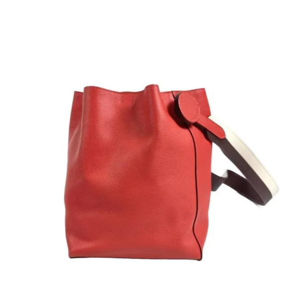 【二手】HERMES 蕃茄紅水桶手袋 PD2021