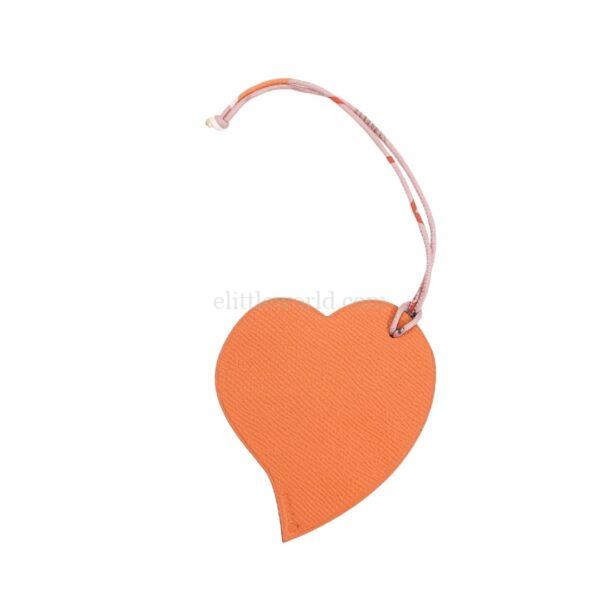 【全新】HERMES PETIT H 心形包袋吊飾 E18816