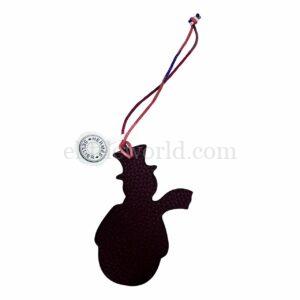 【未使用品】HERMES PETIT H 雪人掛飾 VV1512