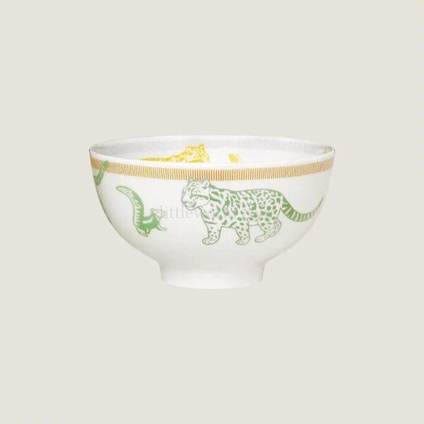 【全新】HERMES PETITS FELINS 中號碗 E19392