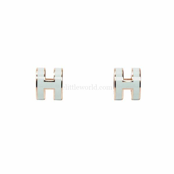 【全新】HERMES POP H 迷你耳環 E17853