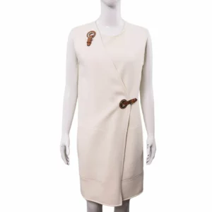 【全新】HERMES ROBE PORTEFEUILLE 直身連衣裙 38 E21659
