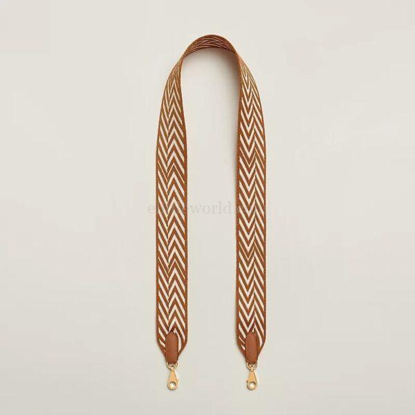 【二手】HERMES SANGLE ZIGZAG 肩帶 VV2353