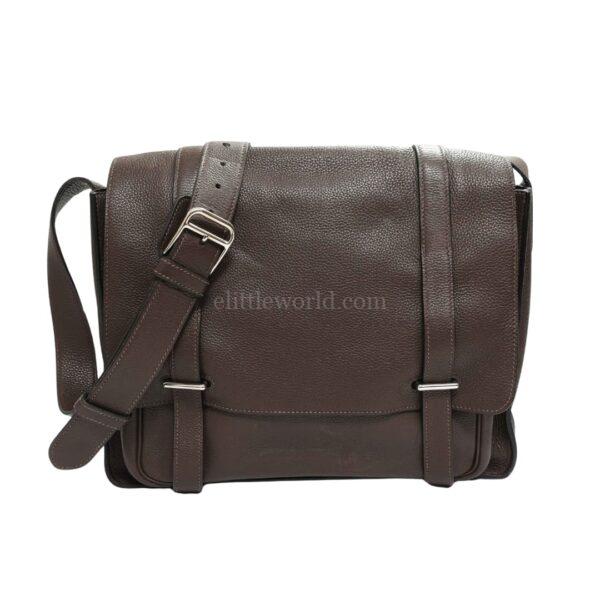 【二手】HERMES STEVE MEETING 郵差包 E19104