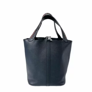 【二手】HERMES TRESSAGE DE CUIR PICOTIN LOCK 22 水桶手袋 RR1353