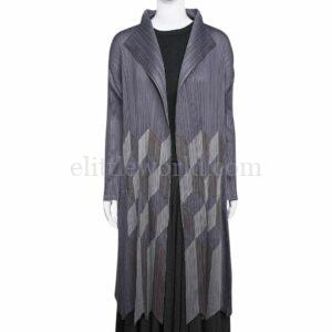 【未使用品】ISSEY MIYAKE PLEATS PLEASE 長外套 E18209