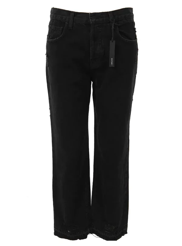 【二手】J BRAND IVY 高腰磨損牛仔褲 26/27