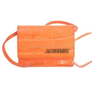 【二手】JACQUEMUS 仿鱷魚紋壓紋迷你包