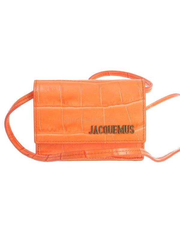 【二手】JACQUEMUS 仿鱷魚紋壓紋迷你包
