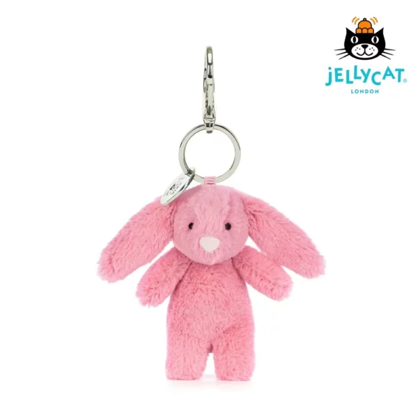 【全新】JELLY CAT 絕版毛絨粉紅兔兔吊飾 PD1745