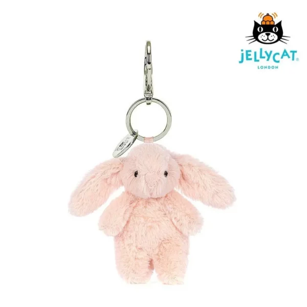 【全新】JELLY CAT 絕版毛絨淺粉紅兔兔吊飾 PD1746